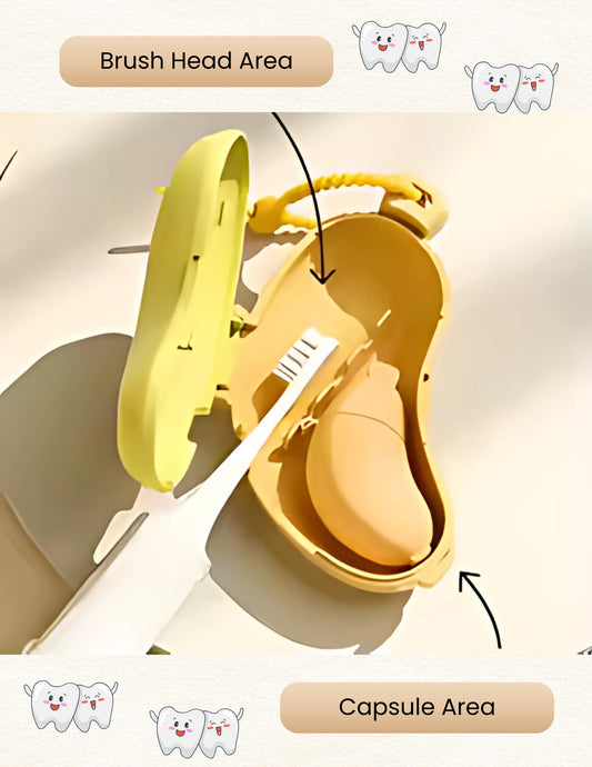 Banana Travel Toothbrush Case