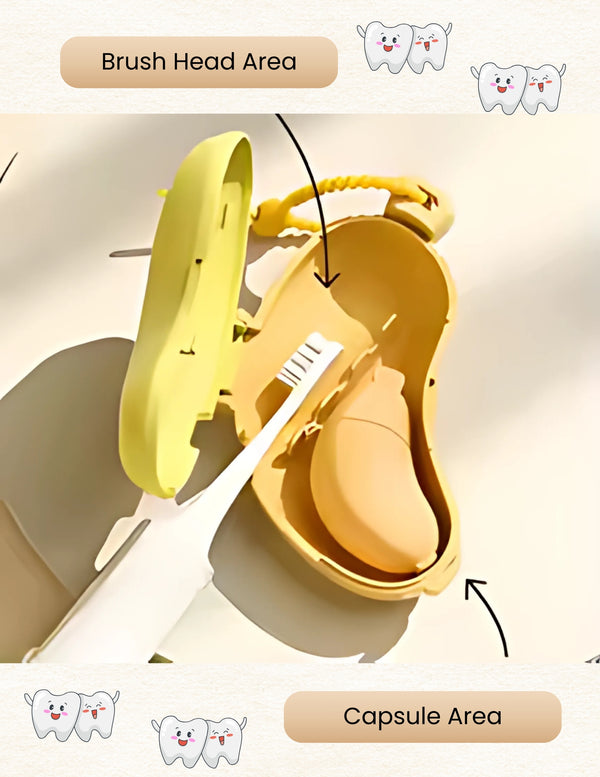 Banana Travel Toothbrush Case